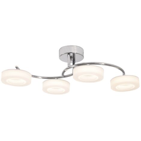 Plafón tokio 4x12w led 3840lm 4000k l.59,8xan.27,4xal.17,5cm cromo