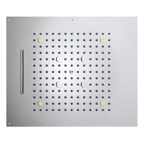 Plafond de douche 3 jets et flexible chromé Dream - BOSSINI H389300030