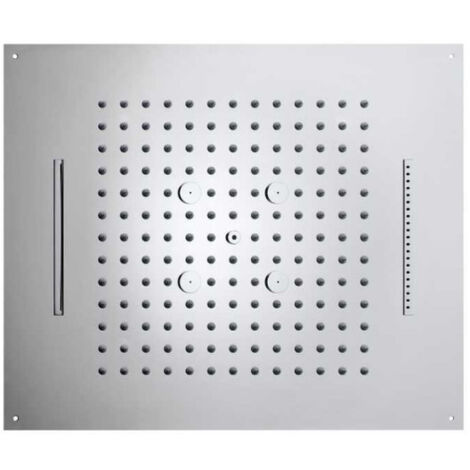 Plafond de douche 4 jets et flexible chromé Dream - BOSSINI H389280030
