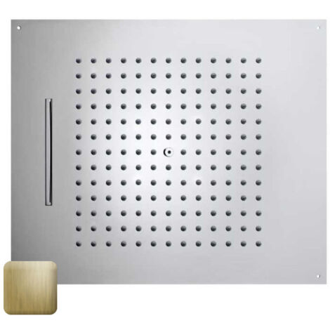 Plafond de douche à 2 jets et avec flexible or brossé Dream - BOSSINI H389250043