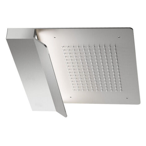 Plafond De Pluie 2 Sorties Inox Brossé - CRISTINA ONDYNA PD33028
