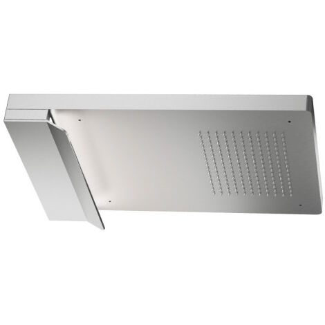 Plafond De Pluie 358X350 Chromotherapie 2 Fonctions Inox Brossé - CRISTINA ONDYNA PD33528