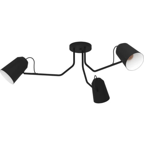 Plafond Loreto E27 3x25W H: 35,5 cm Ø114,5 cm