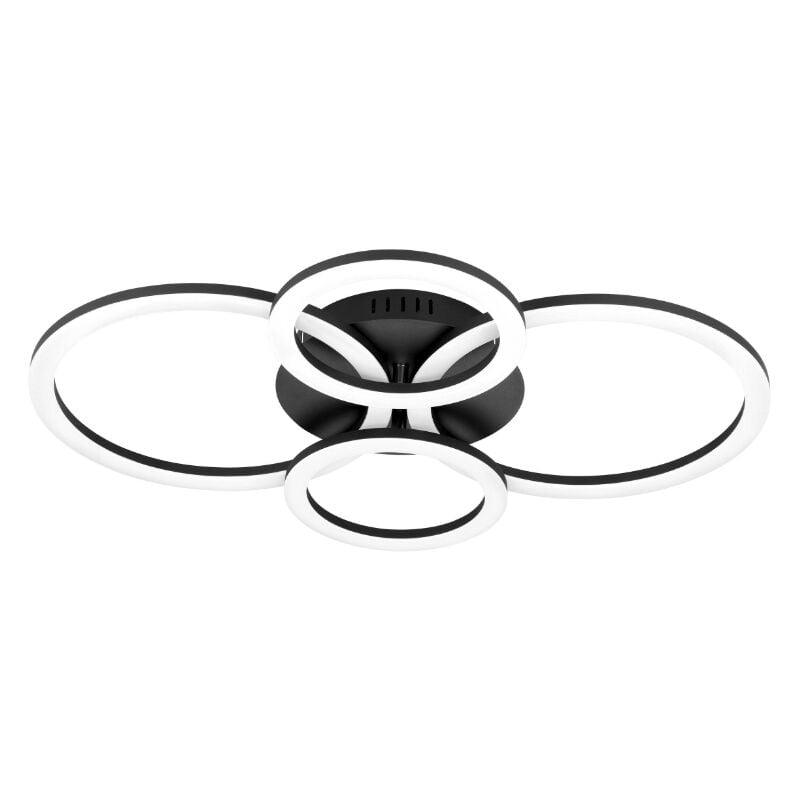 Eglo - Plafonnier à leds parrapos-z 41w 3000-6500k noir - 900319