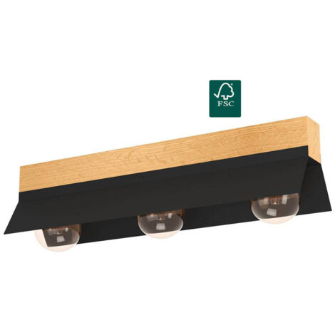 Plafond tarrafo e27 3x40w l: 64 cm b: 15cm h: 15,5 cm