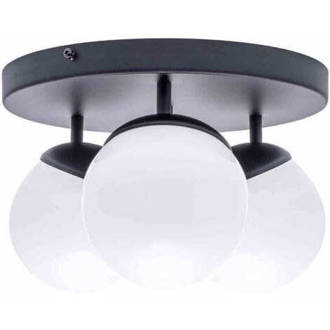 PLAFONDATEUR SFERA 1 E14 NOIR MILAGRO MLP8858