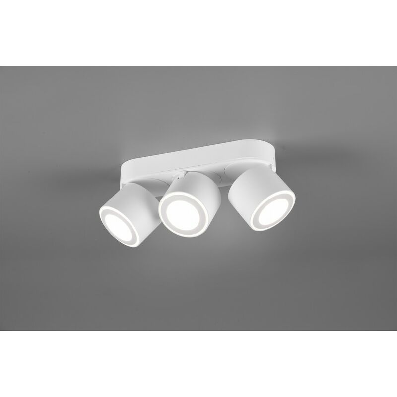 Iperbriko - Plafone 3 Spot Doppia Emissione Led