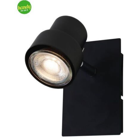 Plafoneeria LED 1xGU10 faretto orientabile e girevole nero 5W Briloner