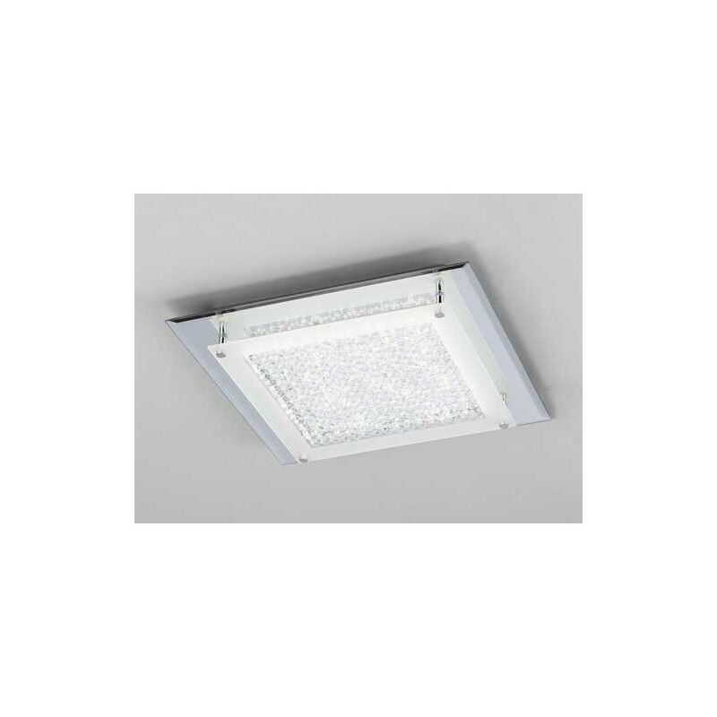 

Plafon Led SERIE CRYSTAL LED MIRROR ACABADO Chrome cuadrado mediano.