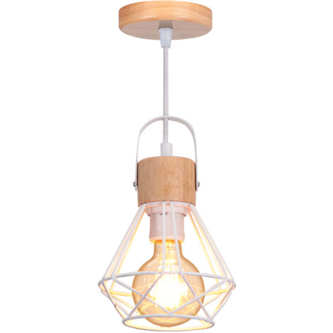 Plafones Retro Lámparas De Colgar Vintage Plafones De Interior Moderna Interiores Blanco Lámparas De Colgar De Madera De Metal