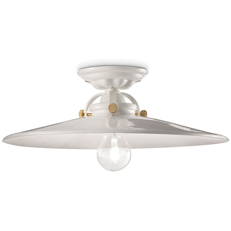 Ferroluce - Plafoniera 1 Luce Diam.42 Cm in