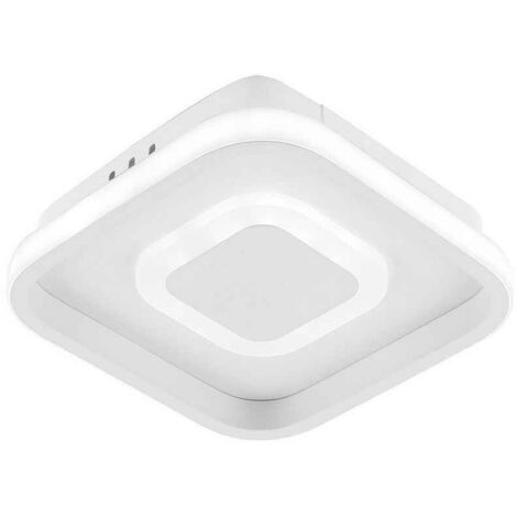 Plafoniera 24w 3000-4000-6000k Elma Bianco 5.5x21x21 Cm 2280 Lm con memoria colore luce