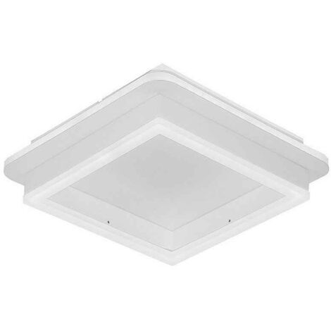 Plafoniera 41w 3000-4000-6000k Elma Bianco 7x24x24 3895 Lm con memoria colore luce