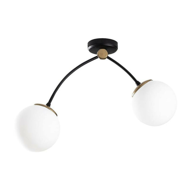 Cristal Model 5 Plafoniera Déco a 2 luci con