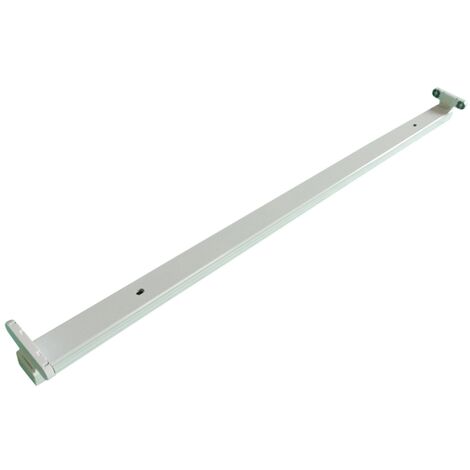 Plafoniera a 2 posti per Tubi Led G13 T8 da 120cm in acciaio Aigostar