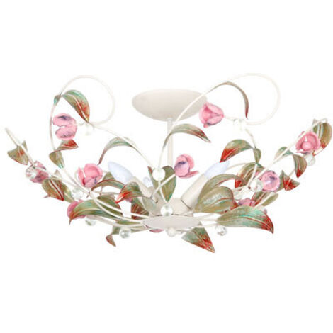 Plafoniera a candeliere Rose multicolor 3xE14 Luminex