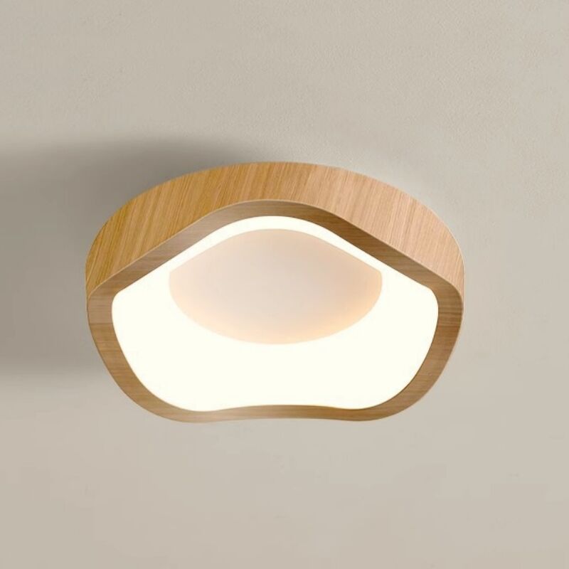 Image of Plafoniera a LED 10W Lampada da Soffitto Metallo e Acrilica Illuminazione da Ufficio Semi-Incassato - Luce Bianco Caldo