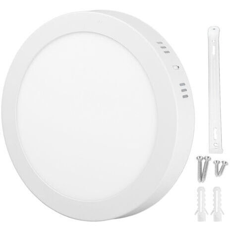 Plafoniera a LED da incasso da 18 W, luce bianca 6000-6500 K, pannello piatto rotondo ultrasottile per corridoio.