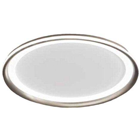 Plafoniera a led EDGE Grigio titanio 66W Perenz in alluminio