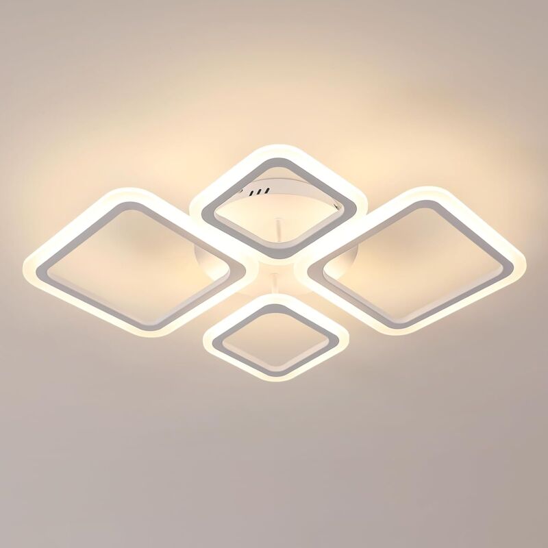 COMELY Plafoniera LED Bianca, Lampada da Soffitto
