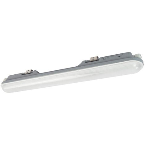 Plafoniera a led per esterno lampada neon tubo da soffitto 36 watt 120 cm impermeabile IP65 luce fredda 6500k