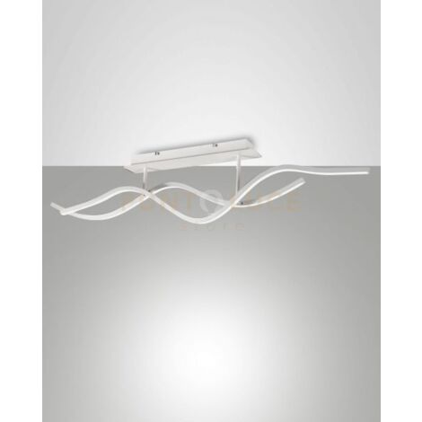 Plafoniera a sospensione a led Sinuo 36W bianco 3666-65-102 Fabas Luce