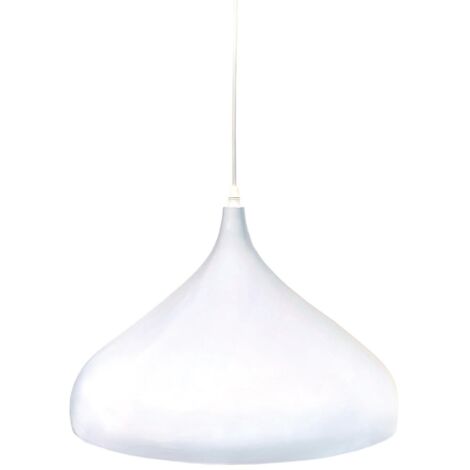 Plafoniera a sospensione serie "Nola" E27 (40W massimo 230V) IP20 Ø42cm colore bianco