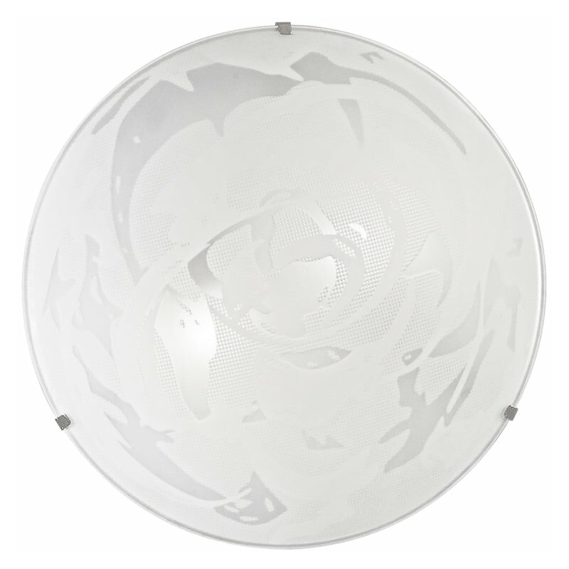 Image of Luce Ambiente E Design - Plafoniera alabastro in vetro bianco 30 cm. - Bianco