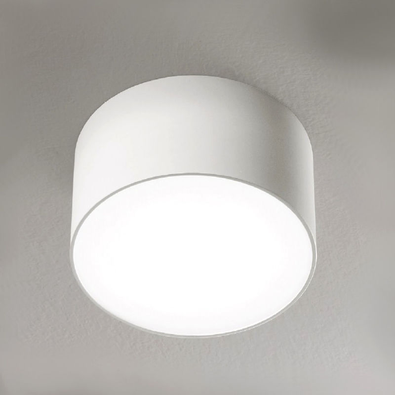 Image of Plafoniera alluminio metacrilato gea led cloe 65 gpl240n led lampada soffitto bianco moderna