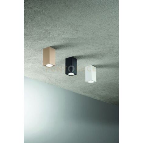 PLAFONIERA ALOA ATTACCO GU10 BIANCO H.12CM IP20