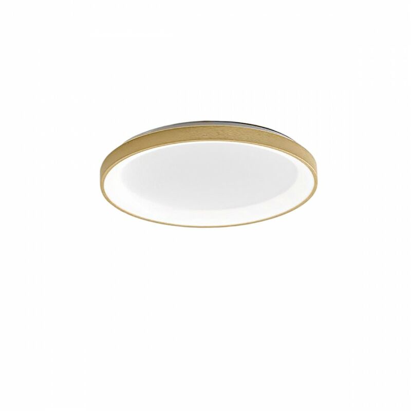 Image of G.e.a.luce - Plafoniera anello gea luce krizia pg o dimmerabile alluminio oro classico