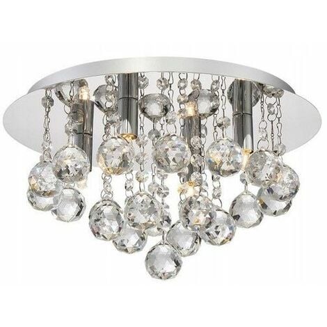 TOOLIGHT PLAFONIERA APP403-C CRISTALLO GLAMOUR 4-PUNTI LUCE G9 25X25X16,5CM