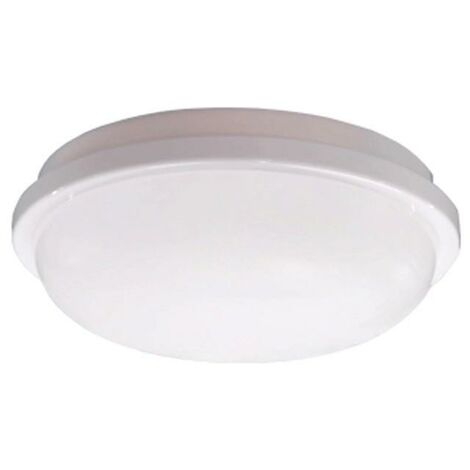 MARECO LUCE Plafoniera applique a parete o soffitto con lampada led inclusa mareco bellatrix, 20w, colore luce bianca naturale 4000k, colore decorazione bianco, mao 0724182b
