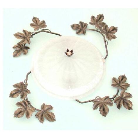 PLAFONIERA BACCO ORO LAMPADE LAMPIONE LANTERNA APPLIQUE
