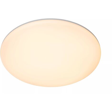 Plafoniera bagno IP44 tonda 35cm bianca LED 36W CCT Lucide Olson