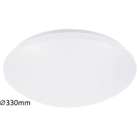 Plafoniera bagno LED Rabalux Lucas 33cm 18W bianca