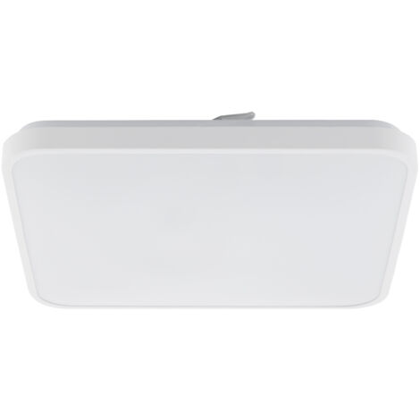Plafoniera bagno quadrata 43,5 cm LED 32W 3000K bianca