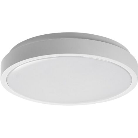 Plafoniera bagno tonda Ø25 bianca IP44 LED 18W Samira