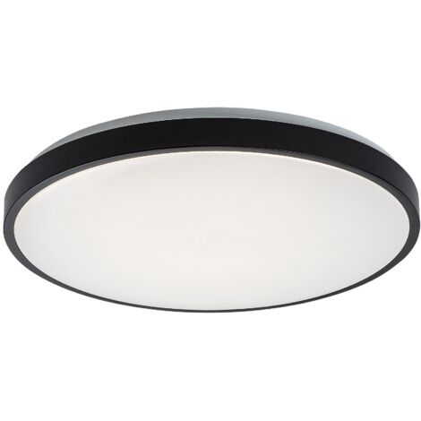 Plafoniera bagno tonda 42cm nero/bianco IP44 LED 48W Rabalux
