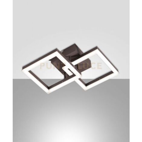 Plafoniera BARD a led moderna 21W Corten 3394-28-361 Fabas Luce