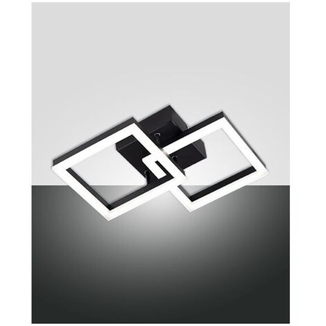 Plafoniera BARD a led moderna 21W nero 3394-28-101 Fabas Luce