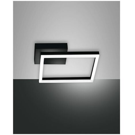 Plafoniera BARD a led moderna 22W Nero 3394-21-101 Fabas Luce