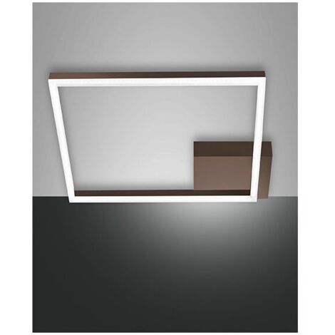 Plafoniera BARD a led moderna 39W corten 3394-61-361 Fabas Luce