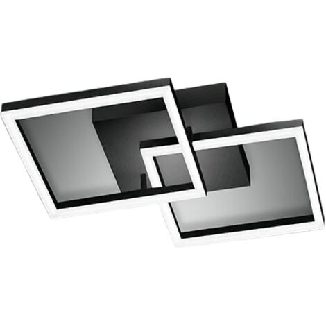 Plafoniera BARD a led moderna 39W Nero 3394-22-101 Fabas Luce