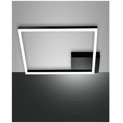 Plafoniera BARD a led moderna 39W nero 3394-61-101 Fabas Luce