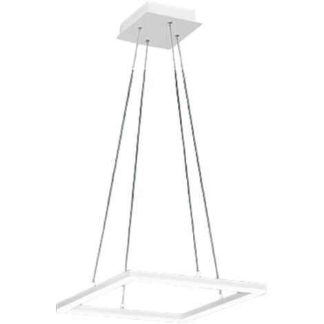 Plafoniera BARD a sospensione a led 39W Bianco 3394-40-102 Fabas Luce