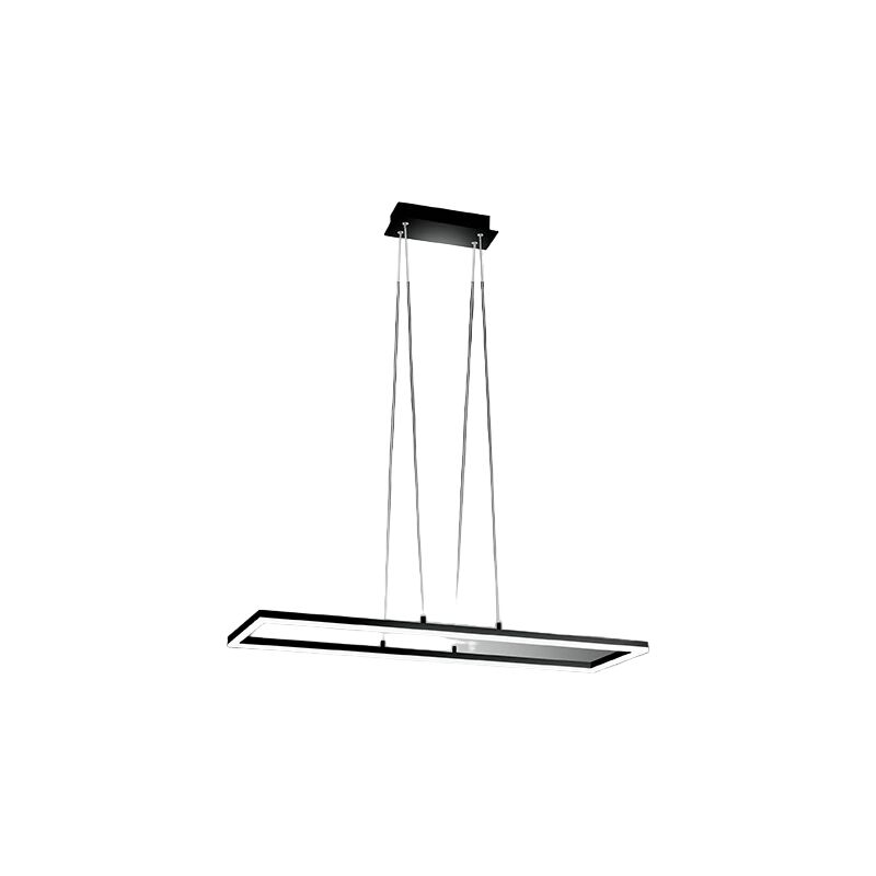 Plafonnier suspendu Bard led 52W Noir 3394-45-101 Fabas Luce