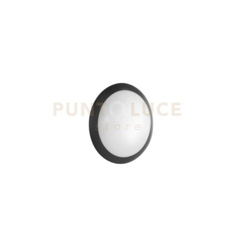 PLAFONIERA BASE NERA  D.30CM 2LUCI ATTACCO E27 IP65