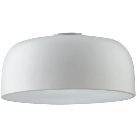 "Plafoniera BISTROT in acrilico e metallo bianco 38 cm."
