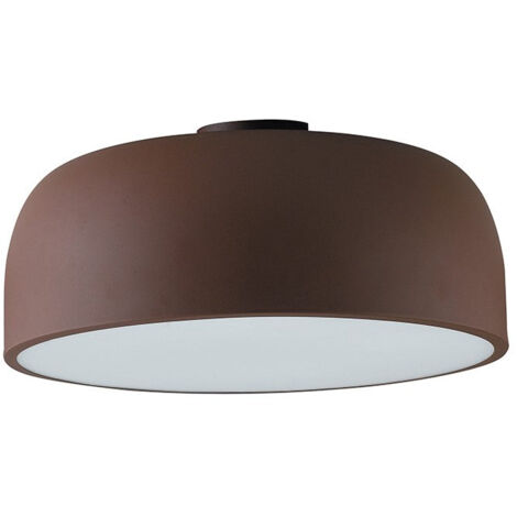 "Plafoniera BISTROT in acrilico e metallo bronzo 38 cm."